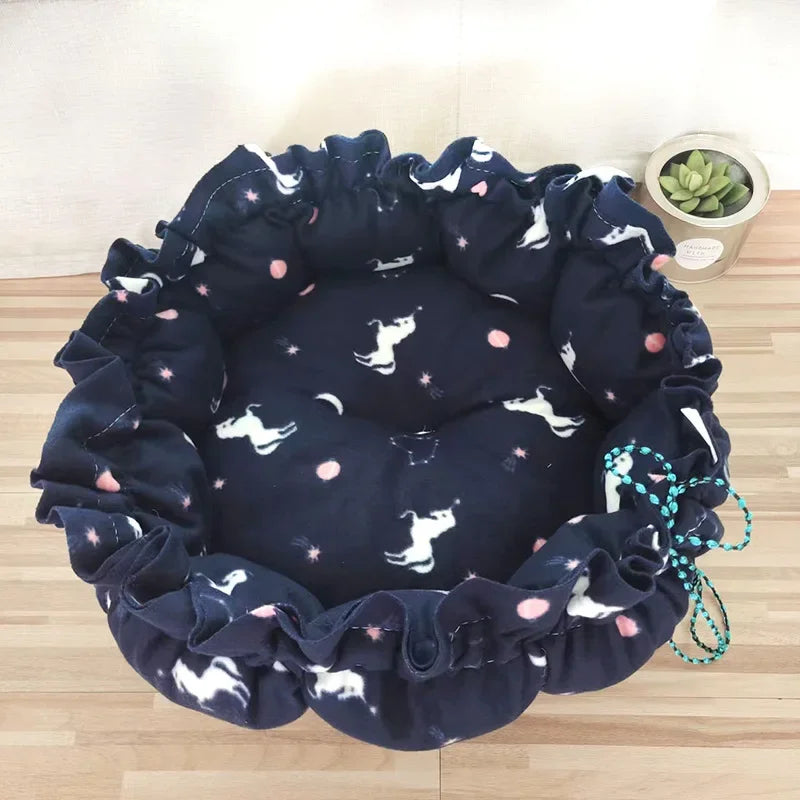Soft Cat Bed Fluffy Adjustable Cat Cushion - MyPetDollar.com