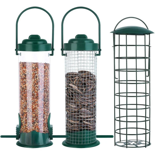 Bird Feeder with Lid Metal Mesh Bird Feeder - MyPetDollar.com