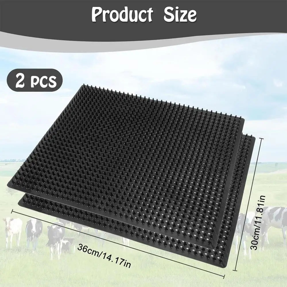 Cow Scratcher Itch Relief Shedding Pad – Cattle, Sheep & Goat Supplies