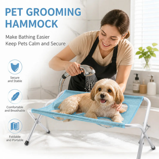 Foldable Bath Stand Quick-Dry Pet Grooming - MyPetDollar.com