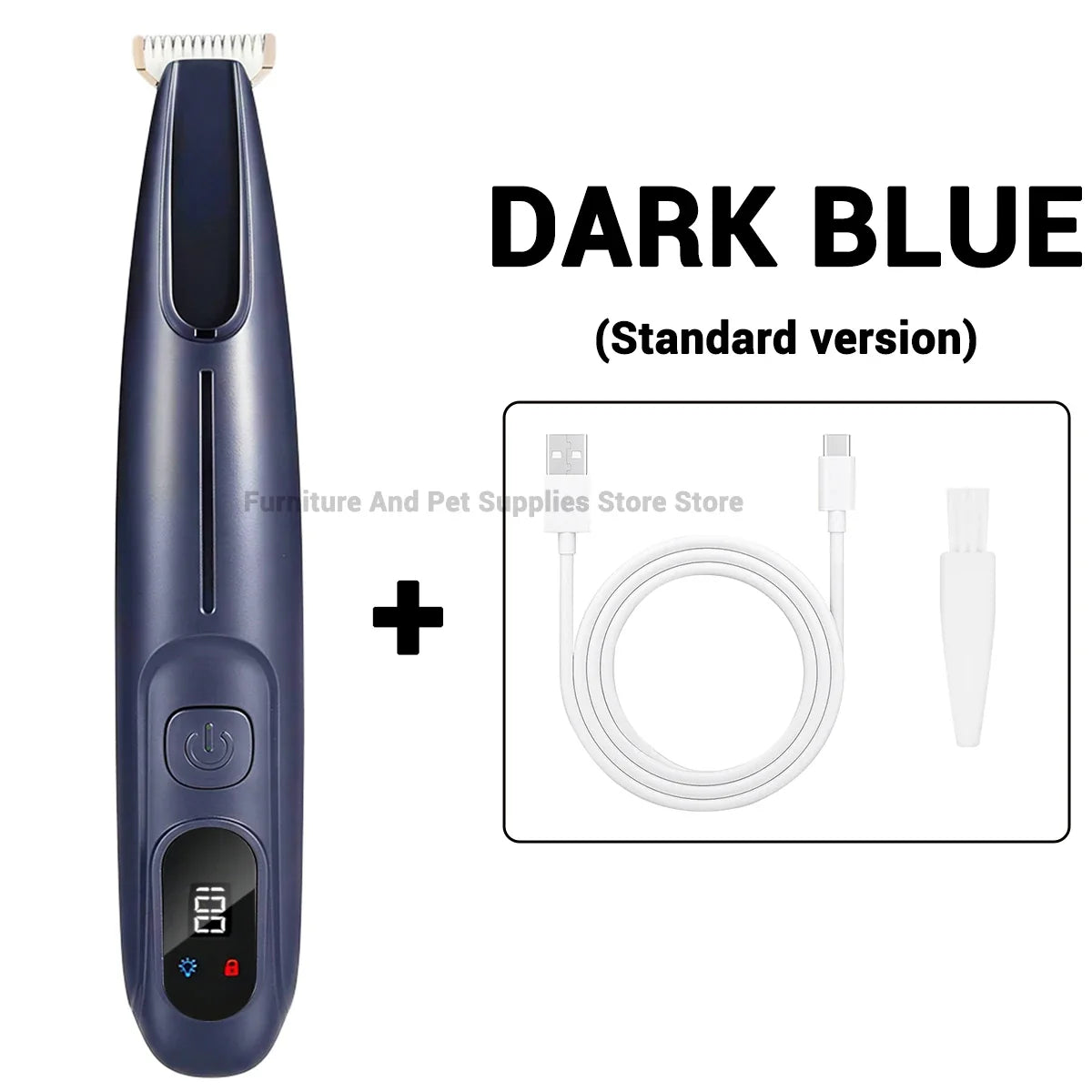 Dog Electric Beauty Trimmer Waterproof Foot Hair LED – 4 Colors