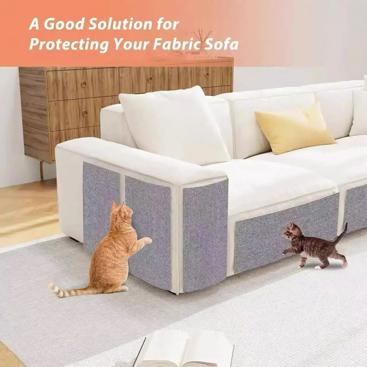 Anti Cat Scratch Mat Self-Adhesive Trimmable - MyPetDollar.com
