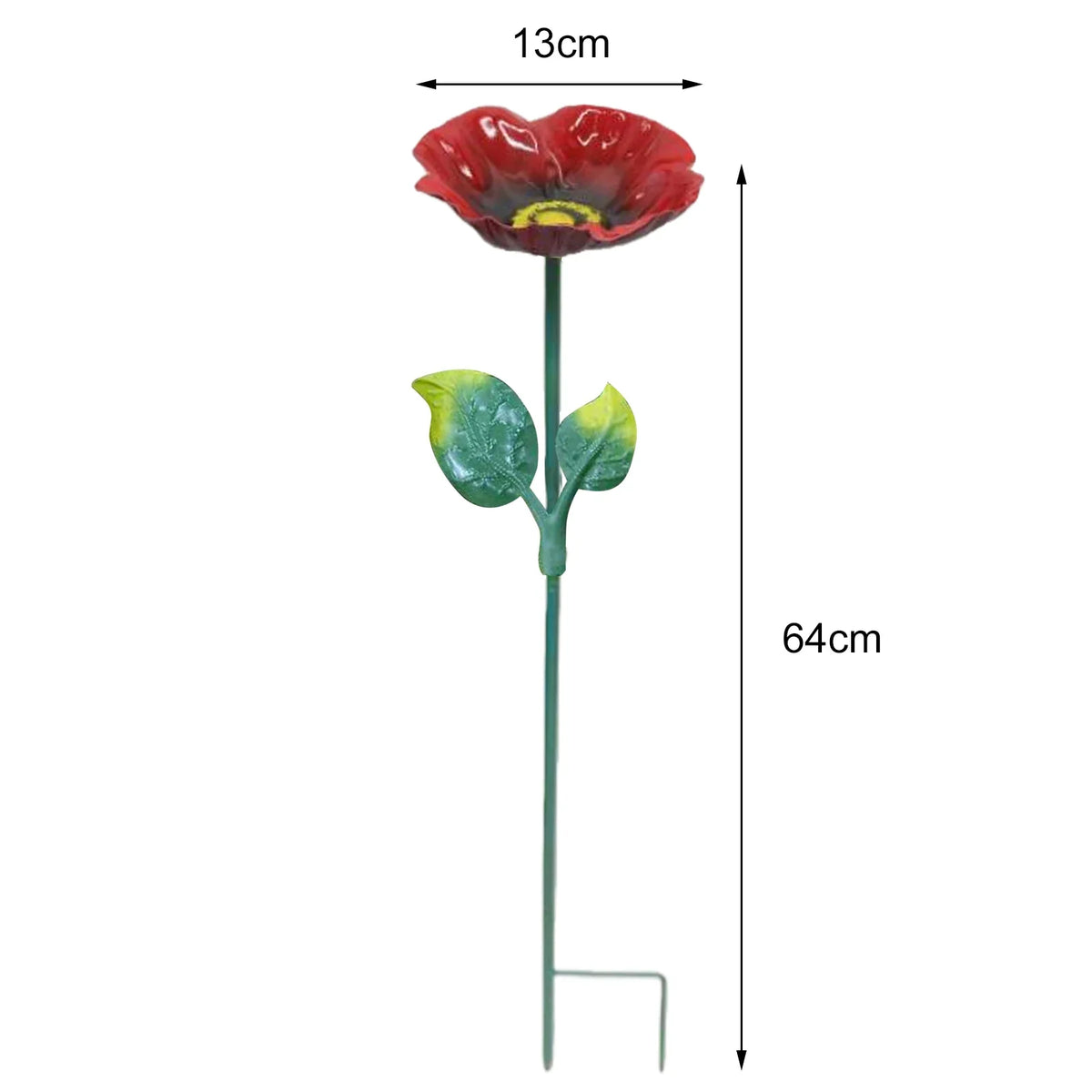 3-Layer Bee Water Station with Metal Stake Bird Feeding Bowl – 7 Colors