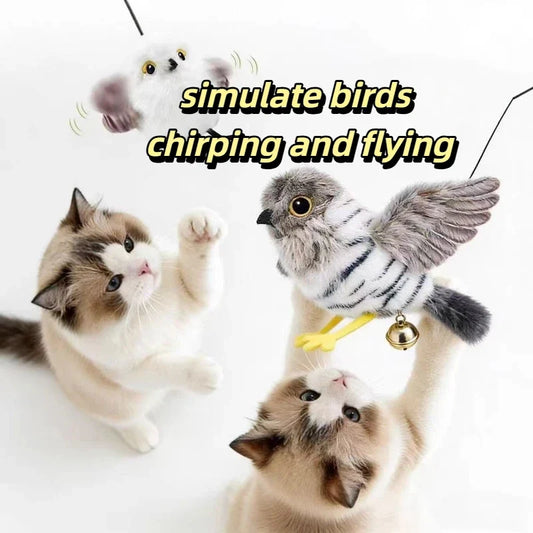 Bird Automatic Cat Plaything Simulation Chirping Flying Interactive