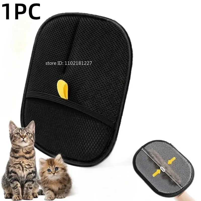 Upgraded Pet Hair Cleaning Removal Gloves – Cat Supplies