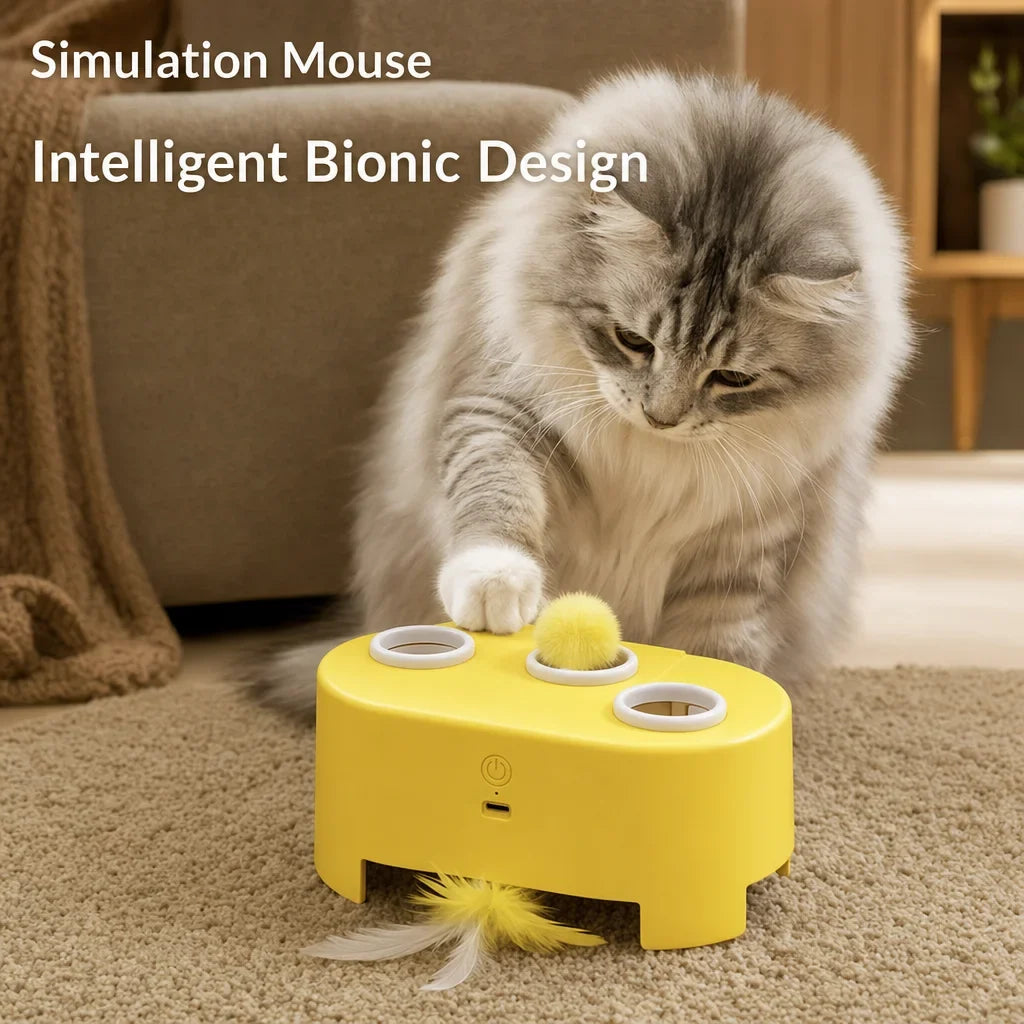 Automatic Cat Puzzle Toy, Intelligent - MyPetDollar.com
