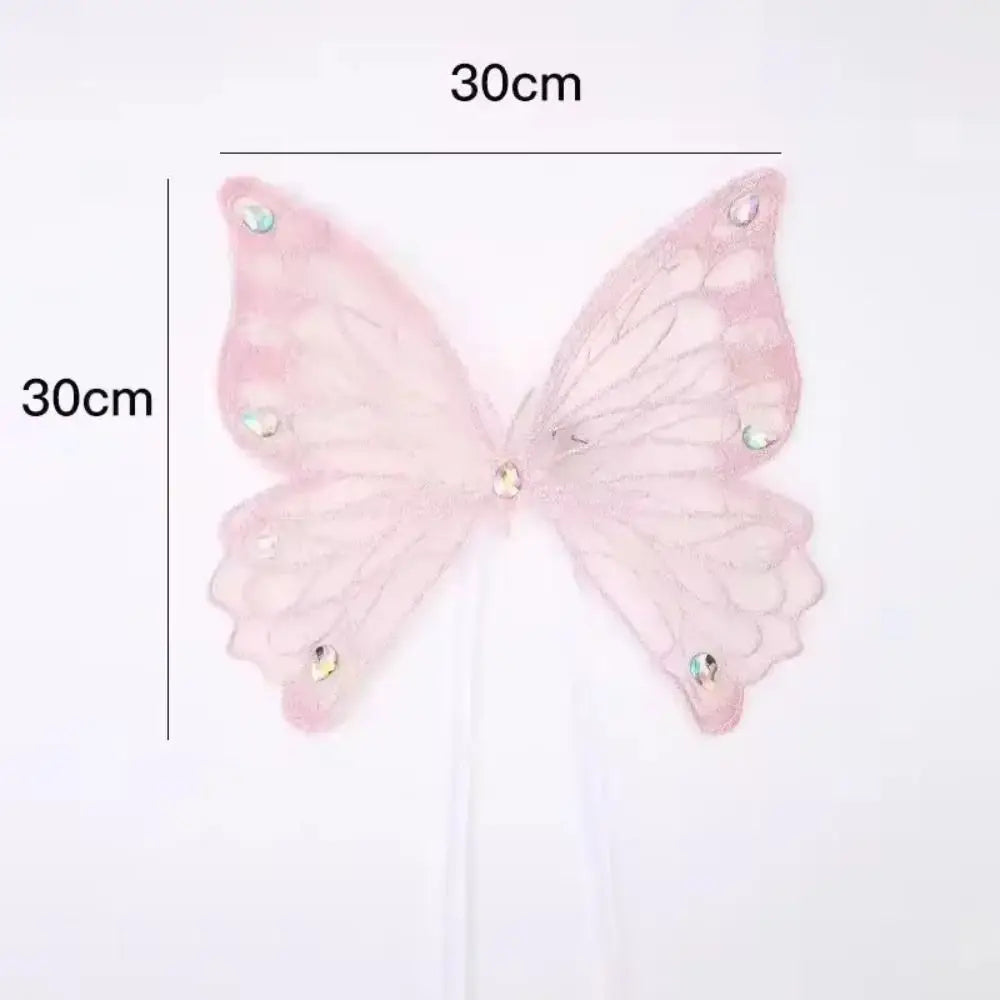 Cute Glowing Dog Wing Butterfly for Small Medium Pet Back – 3 Colors