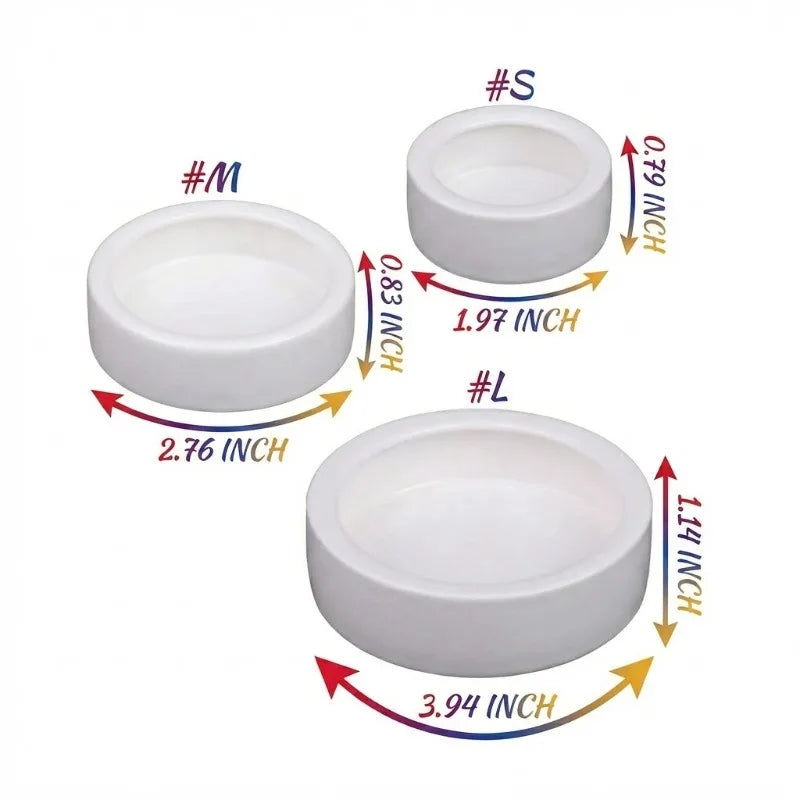 Anti-Escape Ceramic Reptile Bowl Mealworm - MyPetDollar.com