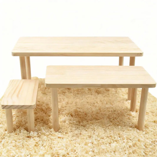 Hamster Scenery Platform Wooden Platform - MyPetDollar.com