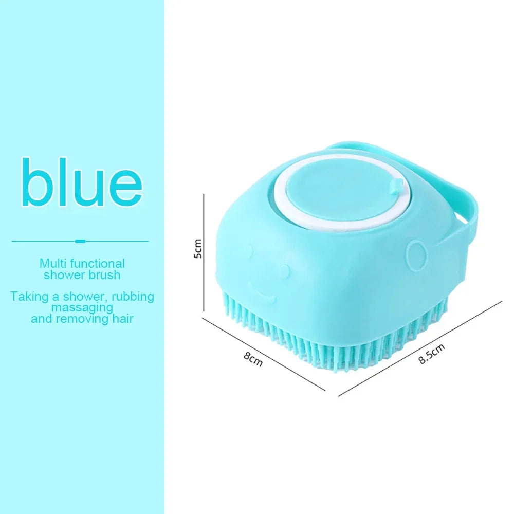 Pet Silicone Bath Foaming Massage Brush - MyPetDollar.com