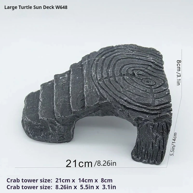 Turtle Platform Rectangular Aquarium Fish - MyPetDollar.com