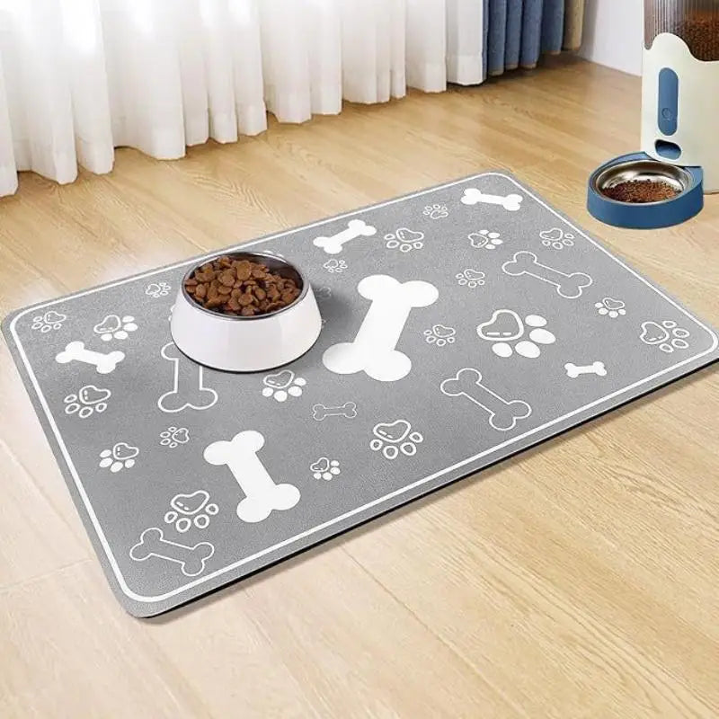 Diatom Mud Absorbent Pet Meal Mat With - MyPetDollar.com