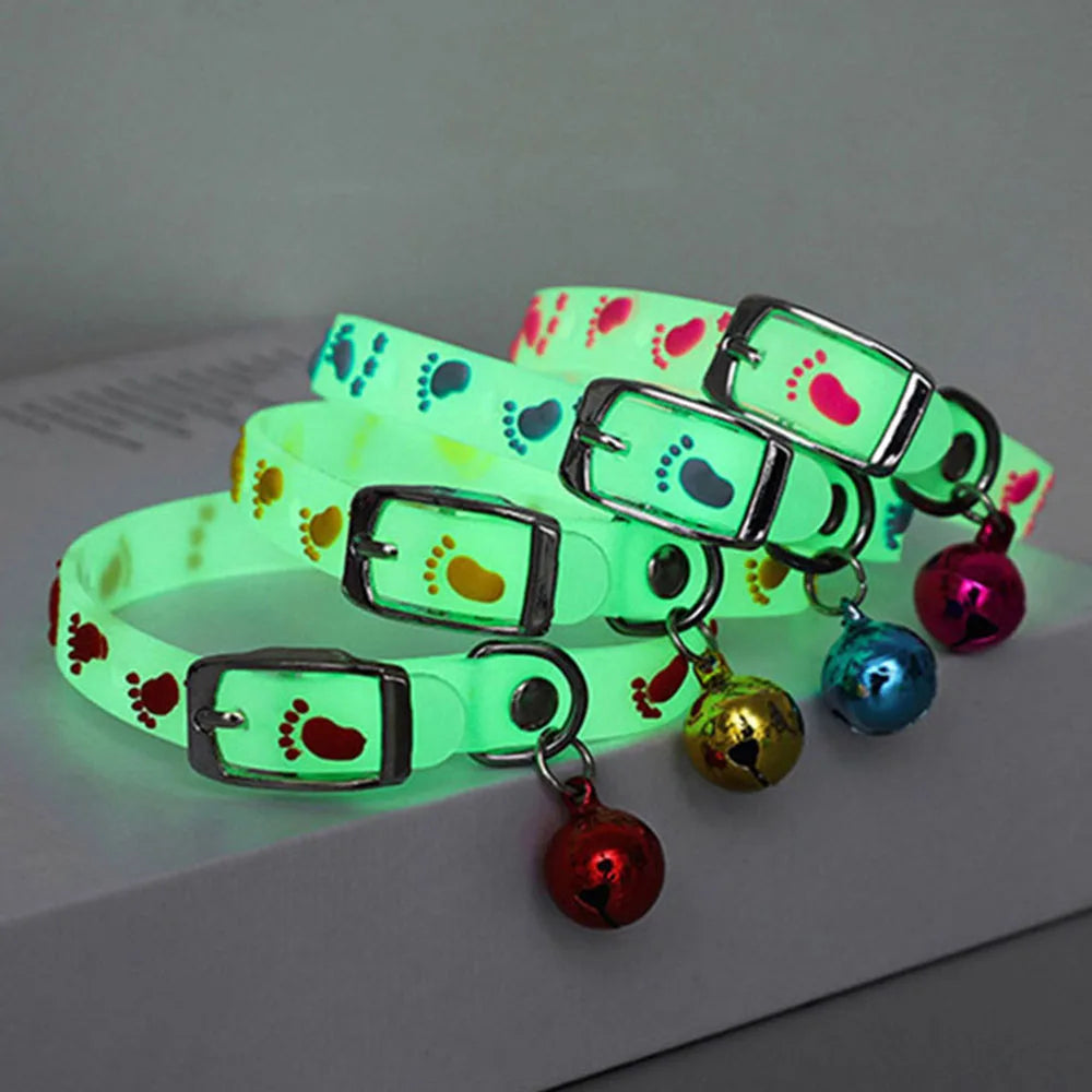 Luminous Cat Necklace Glowing Small Dog Cat - MyPetDollar.com