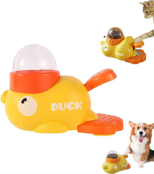 2-in-1 Duck-Shaped Interactive Slow Feeder - MyPetDollar.com