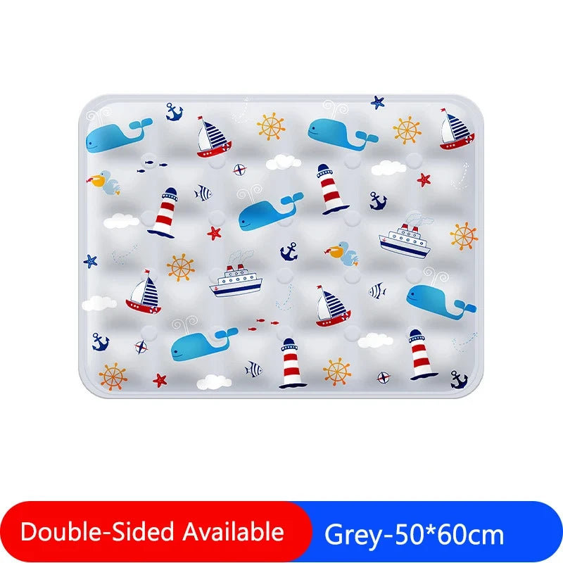 Ice Silk Self Cooling Pet Pad for Dogs & Cats Portable Summer