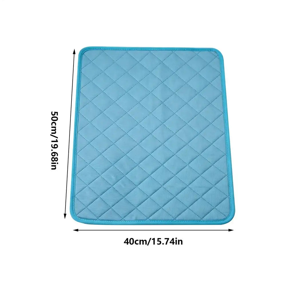 Pet Sleeping Pad Dog Cooling Mat Breathable Anti Slip Portable