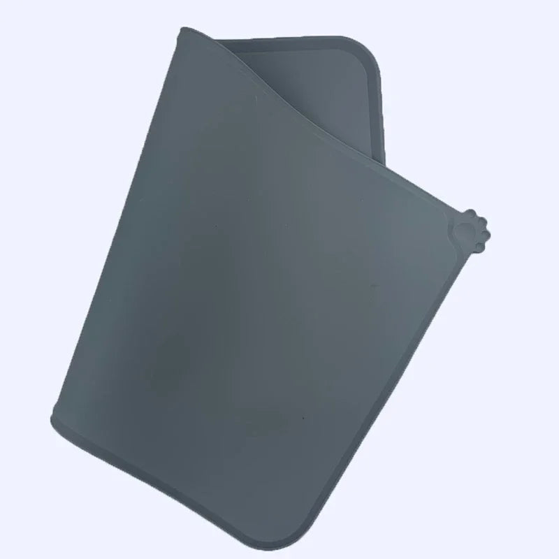 Waterproof Pet Mat Dog & Cat Solid Color Silicone Food Pad – 5 Colors