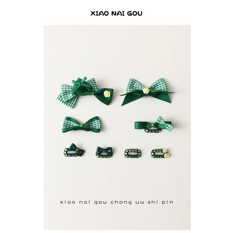 Blackish Green Pet Dog BB Hair Clips New - MyPetDollar.com