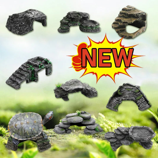 New Large Resin Tortoise Climbing Platform - MyPetDollar.com