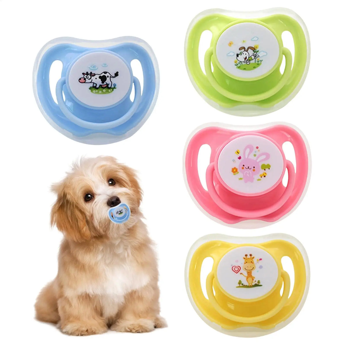 4PCS Butterfly Shape Silicone Chew Toys with - MyPetDollar.com