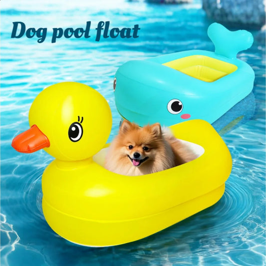 2in1 Dogs Pool Float Inflatable Foldable Pvc - MyPetDollar.com