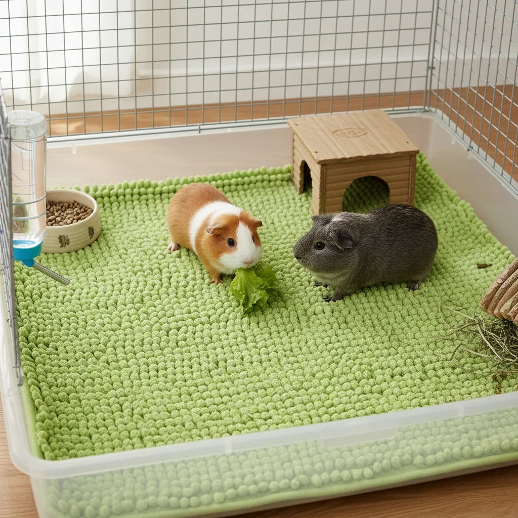 Guinea Pig Cage Liner Chenille Fleece Non - MyPetDollar.com