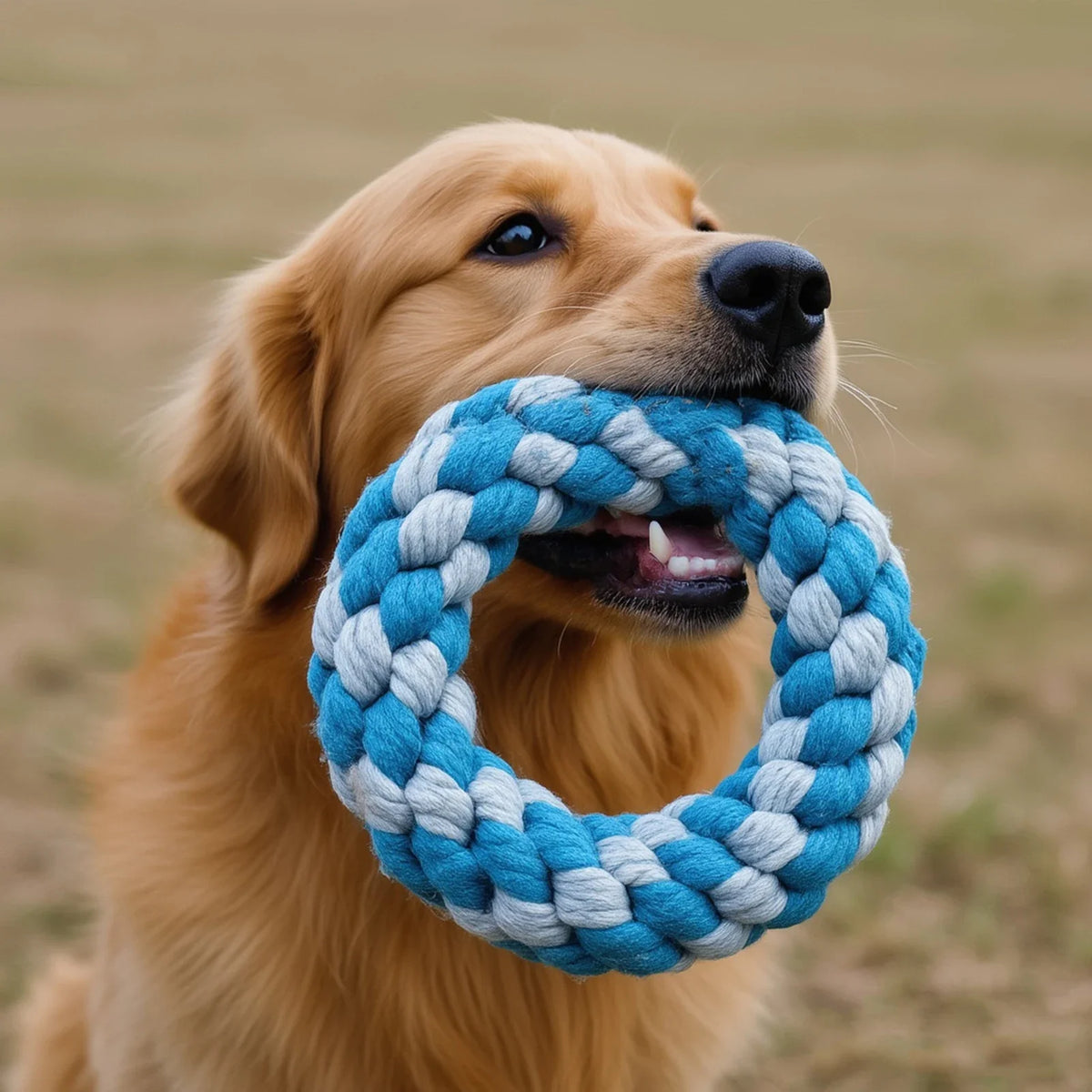 Dog Cotton Rope Toy Chew Teeth Cleaning - MyPetDollar.com