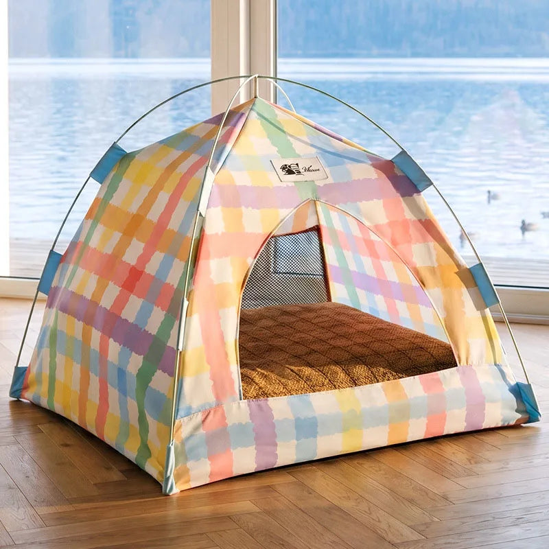 Pet Tent Bed Removable Cat Sofa Basket - MyPetDollar.com
