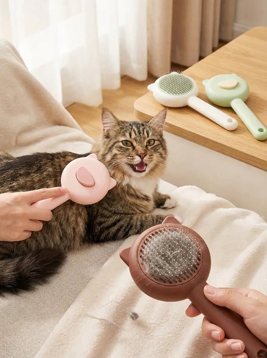 New Pet Cat Bathing Massage Floating Hair - MyPetDollar.com