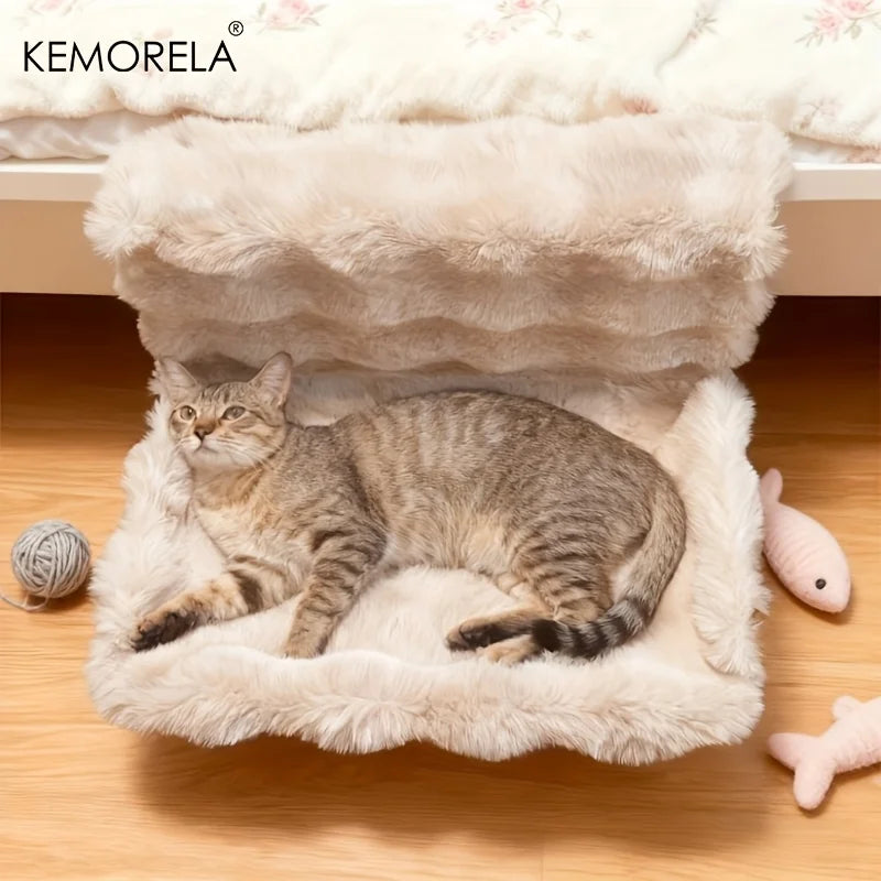 Kemorela Thickened Soft Plush Bed Hanging Pet Hammock