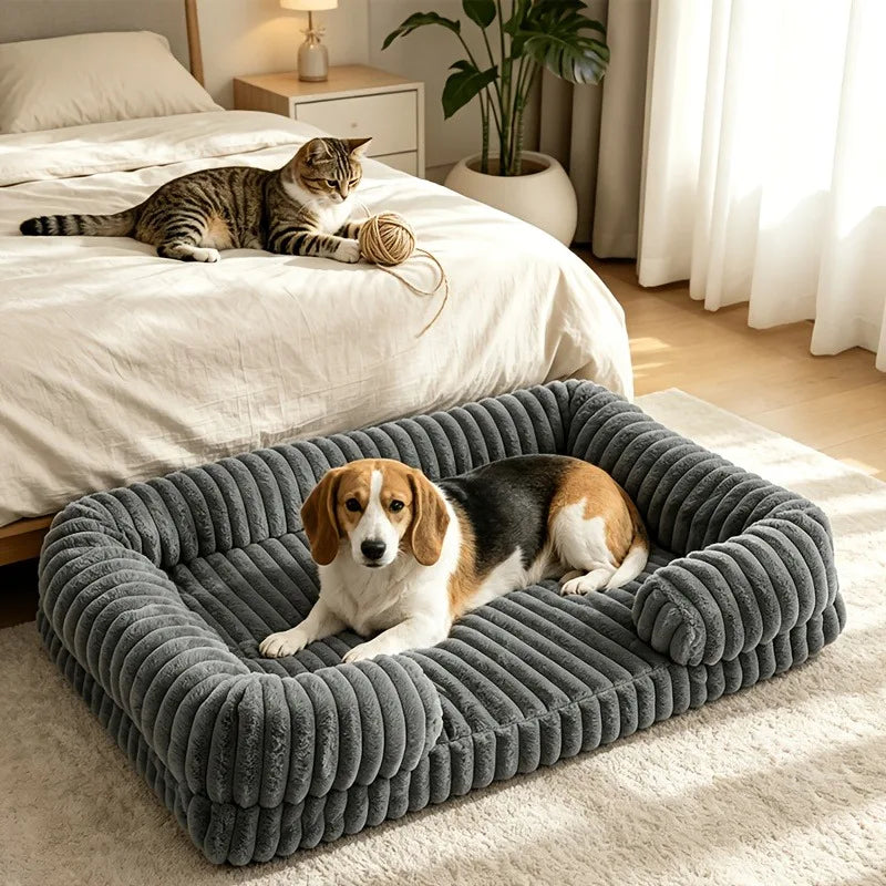 Calming Dog Bed Orthopedic Memory Foam Sofa - MyPetDollar.com