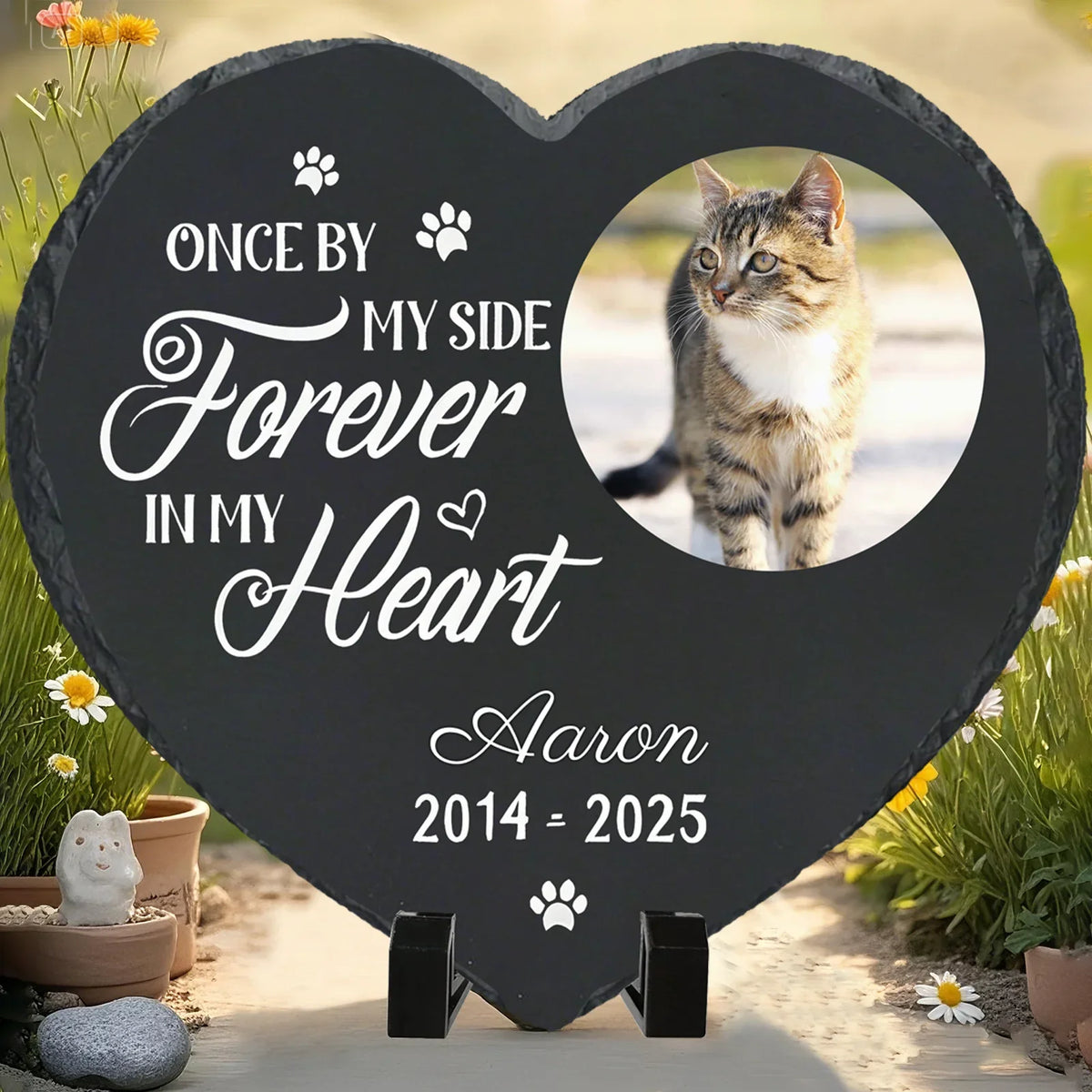 Personalized Pet Memorial Stone,Custom Cat - MyPetDollar.com