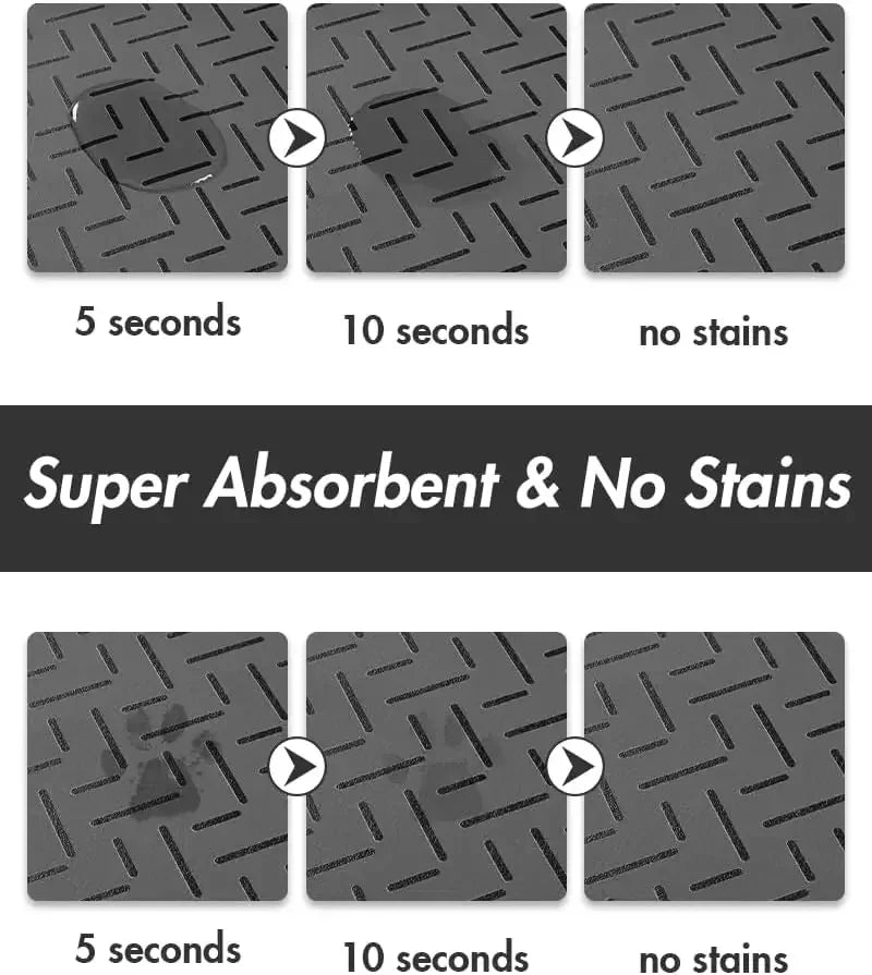 Absorbent Pet Feeding Mat-No Stains Quick - MyPetDollar.com