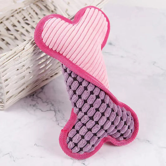 Plush Squeaky Bones Toys, Suitable for - MyPetDollar.com