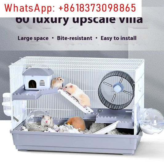 Luxury 3-Tier Hamster Cage Villa Large Room - MyPetDollar.com