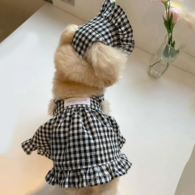 Dog Clothes Summer Luxury Pet Plaid Striped - MyPetDollar.com