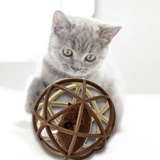 Pet Cat Prisoner Mouse Ball Puzzle Toy Sisal - MyPetDollar.com
