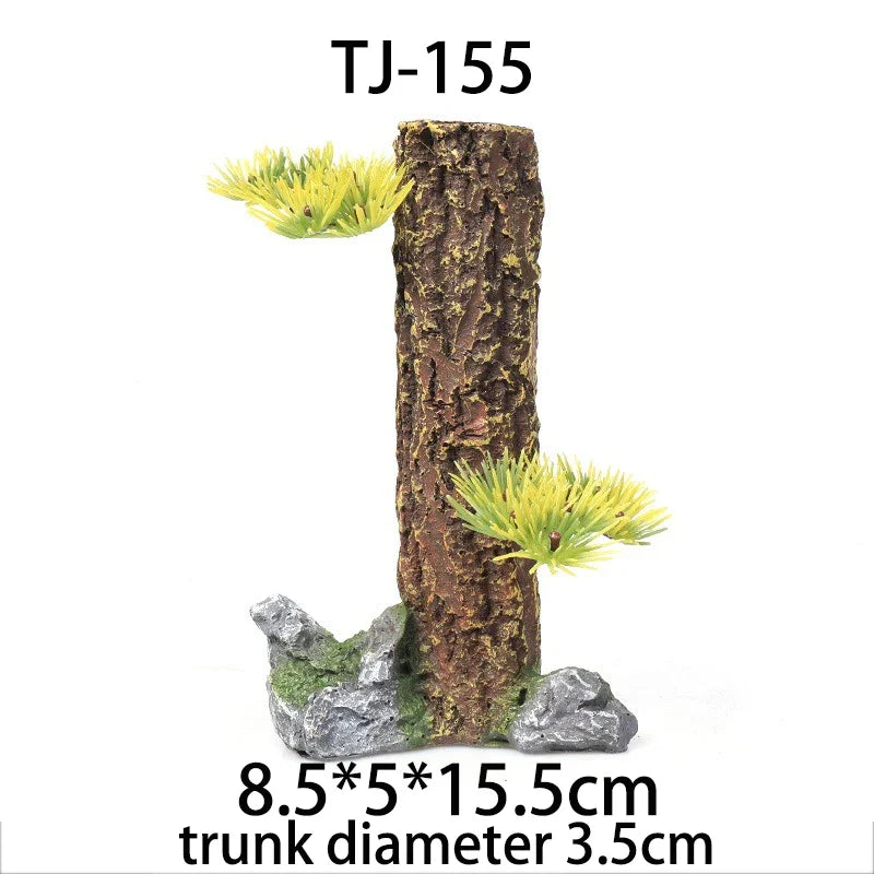 Fish Tank Resin Sinking Wood Aquarium Simulation Tree – 8 Colors