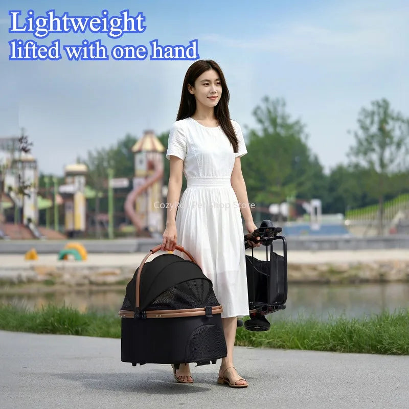 Lightweight Small Pet Stroller for Dogs & - MyPetDollar.com