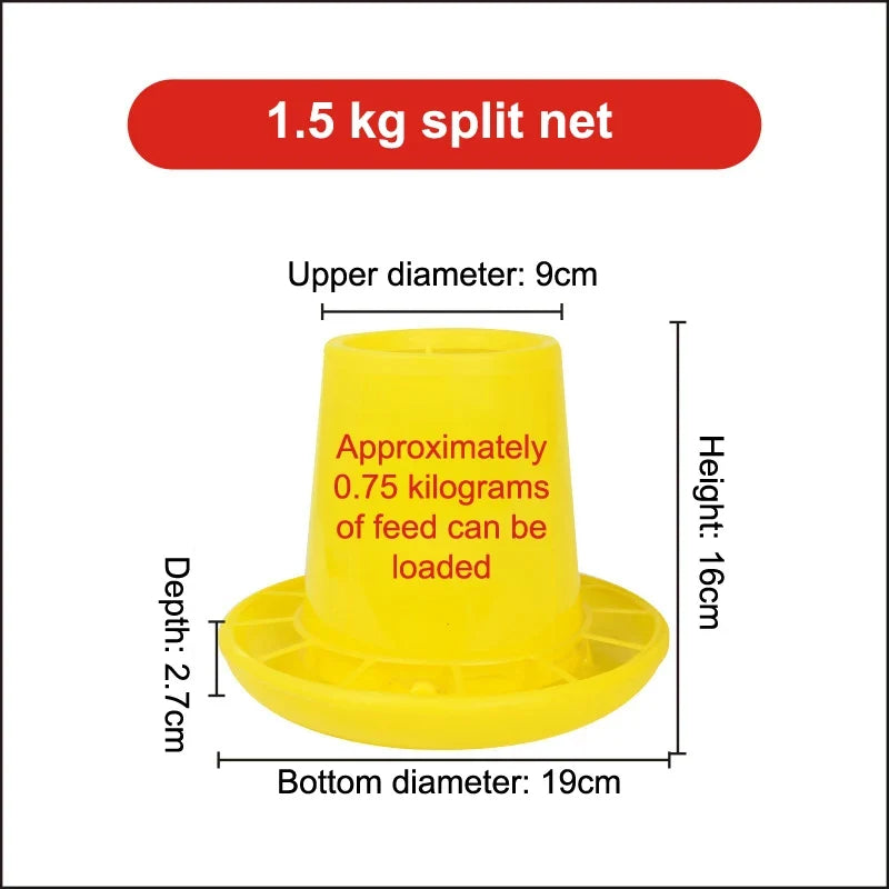 Max-114 1-10kg Automatic Chicken Food Feeder – Livestock Feeders & Waterers