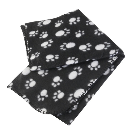 Double Sided Fleece Blanket 100*70Cm Black - MyPetDollar.com