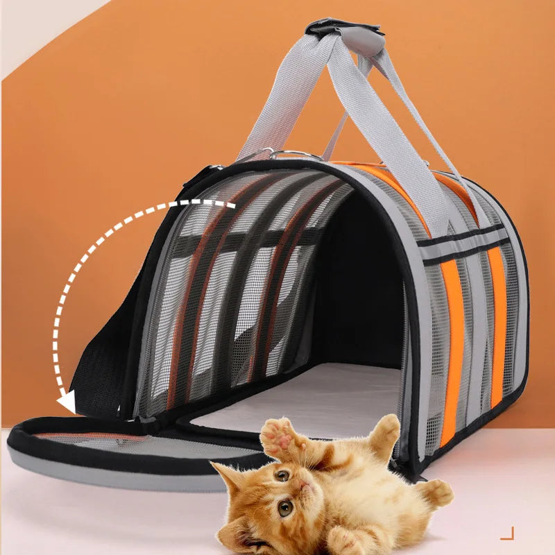 Portable pet carrier bag for cats, crossbody - MyPetDollar.com