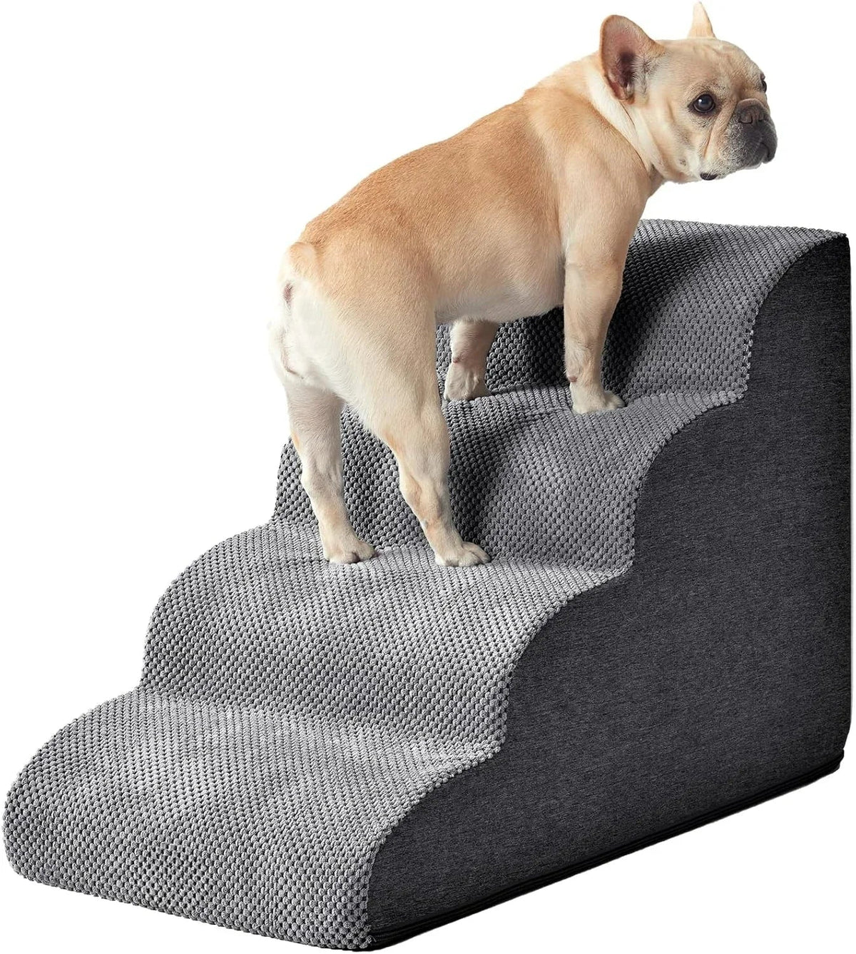 Curved Dog Stairs Ramp for High Beds - MyPetDollar.com