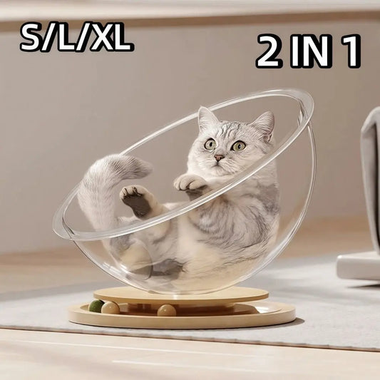 Fun S/L/XL Space Capsule Cat Bed - MyPetDollar.com